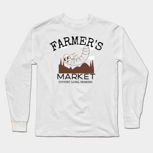 Farmer's Market Worm Castings Long Sleeve T-Shirt